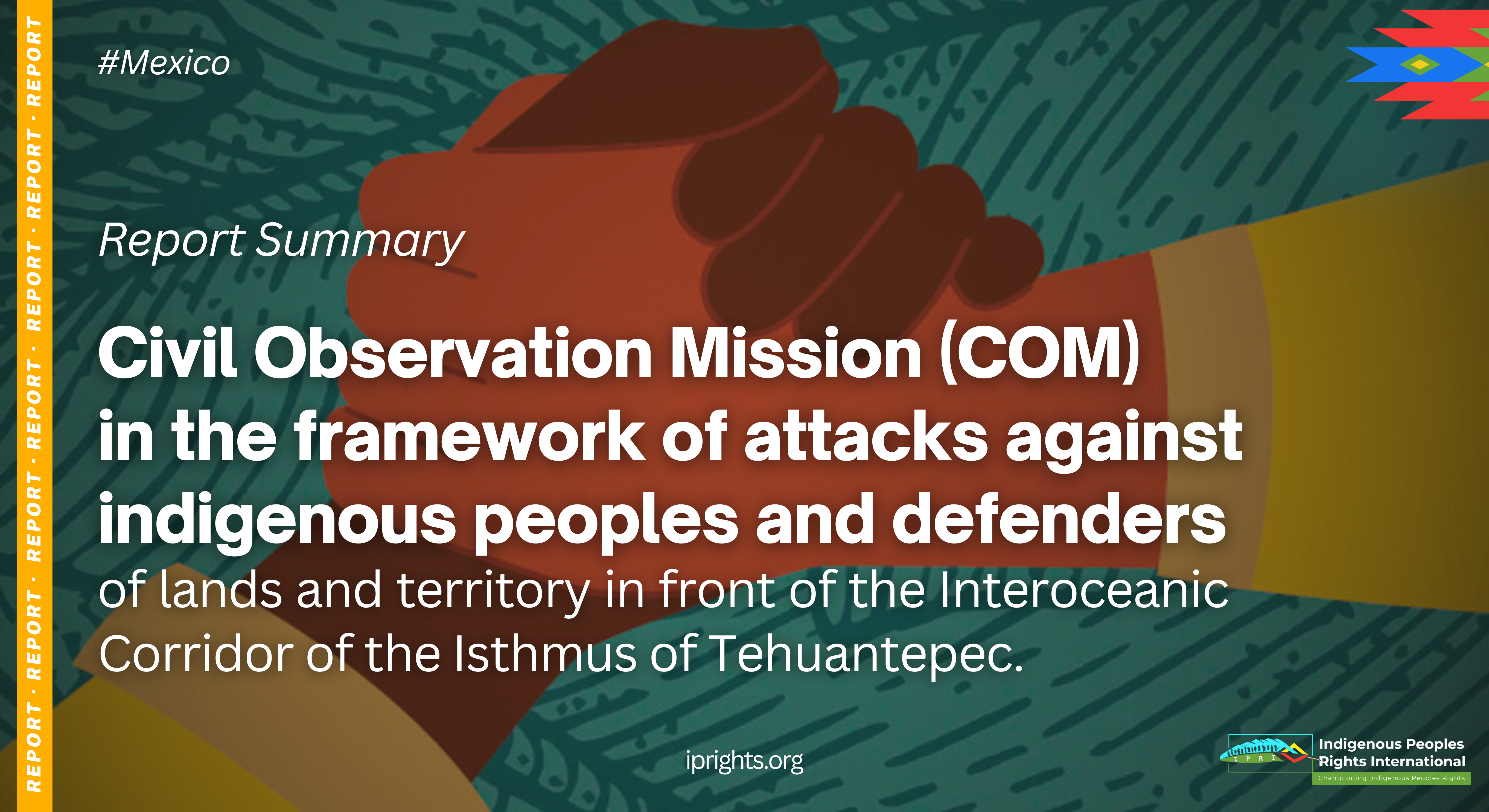 Civil Observation Mission (COM) in the framework of attacks against indigenous peoples and defenders of lands and territory in front of the Interoceanic Corridor of the Isthmus of Tehuantepec.