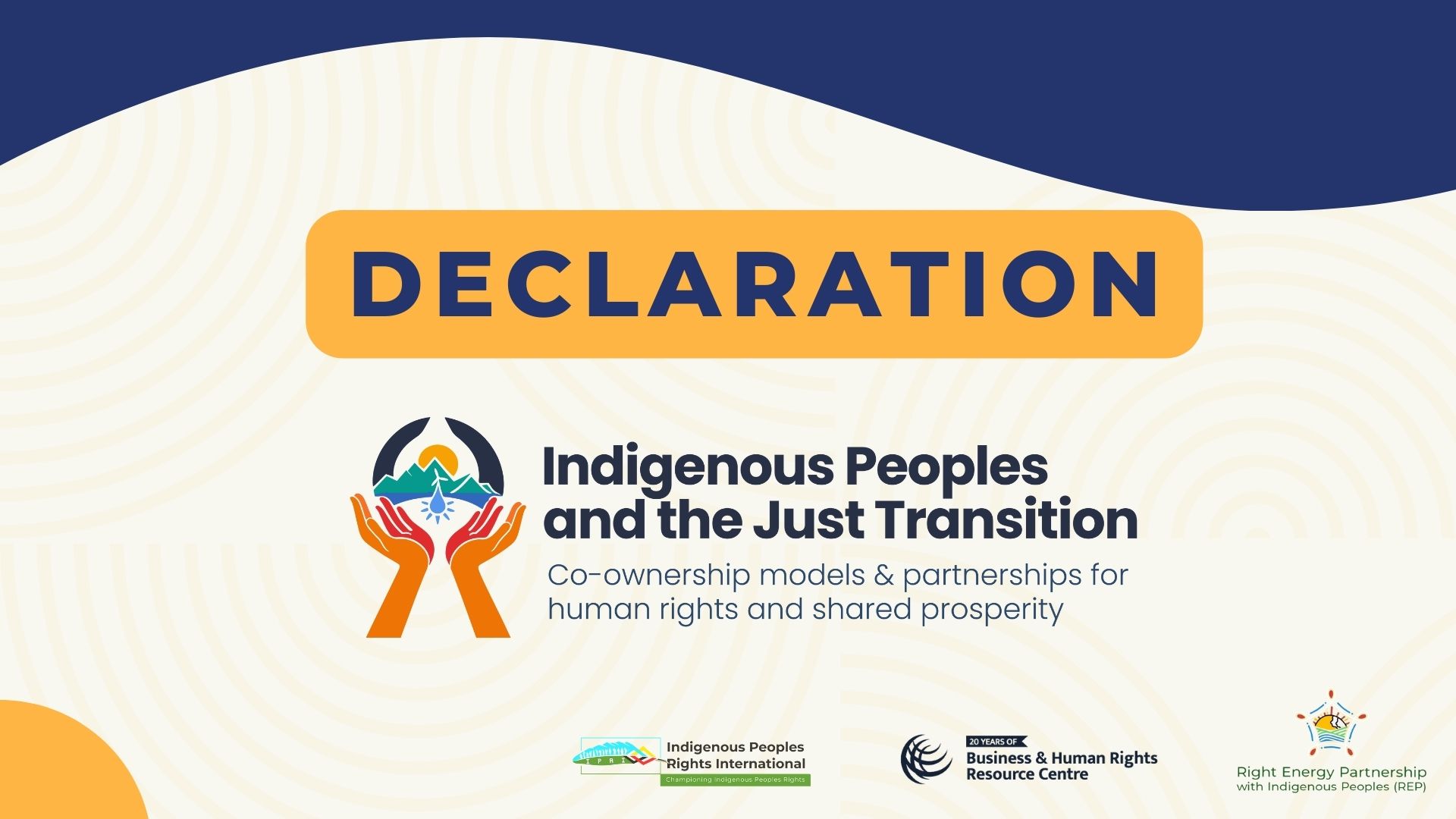 Declaración de los Participantes de los Pueblos Indígenas en la Conferencia sobre los Pueblos Indígenas y la Transición Justa