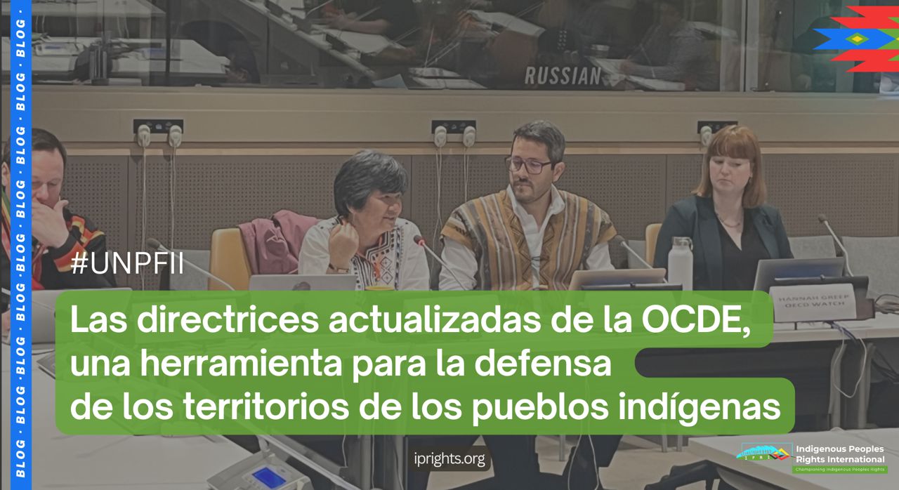 Las directrices actualizadas de la OCDE, una herramienta para la defensa de los territorios de los pueblos indígenas