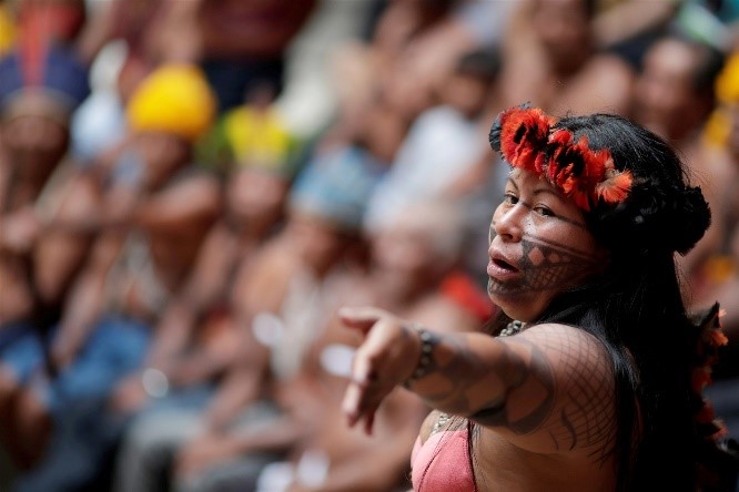 image from: https://www.reuters.com/article/us-brazil-indigenous-award/brazilian-indigenous-leader-wins-robert-kennedy-rights-award-idUSKBN2772VR