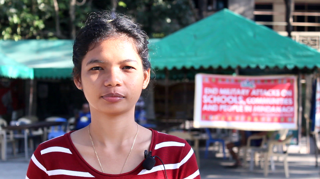 Rose Hayahay (image from: https://kodao.org/teacher-rose-kabataang-guro-ng-mga-lumad/)