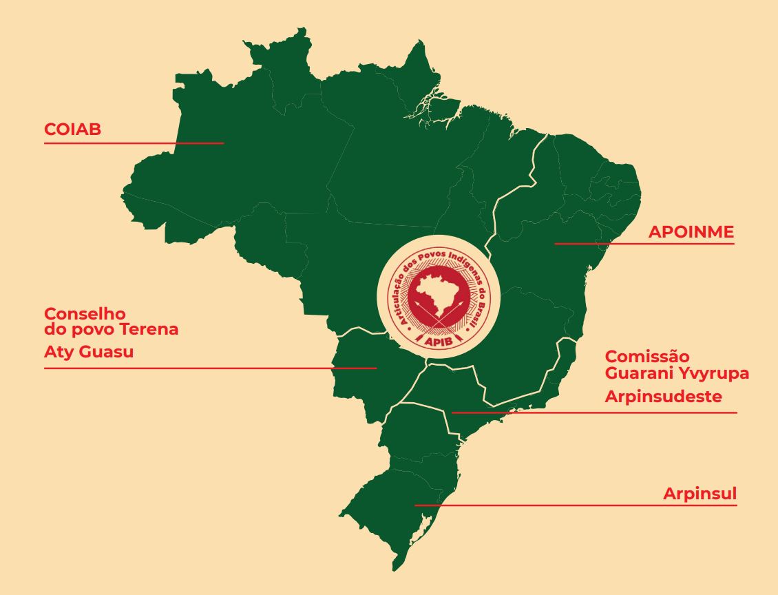 SP Brazil map