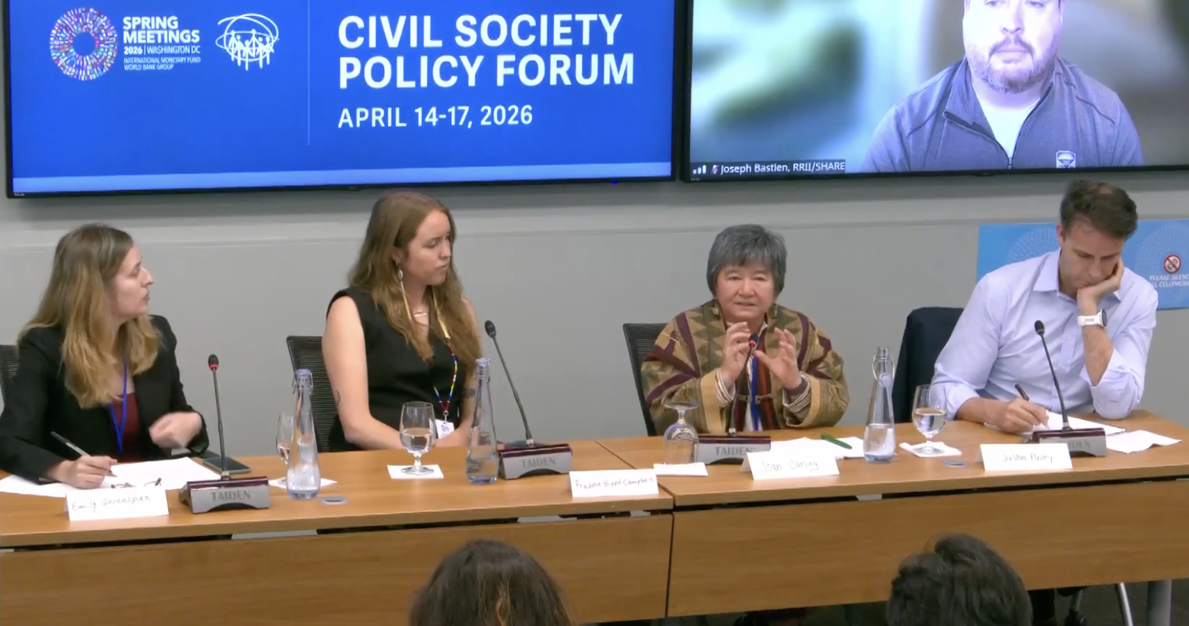 World Bank Spring Series side event