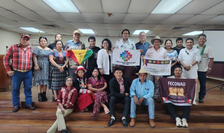 Caucus de los Pueblos Indígenas en el Foro de Empresas y Derechos Humanos en Panamá
